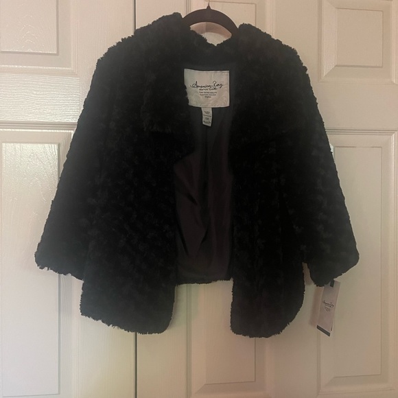 American Rag New short faux fur Jacket - Picture 1 of 5